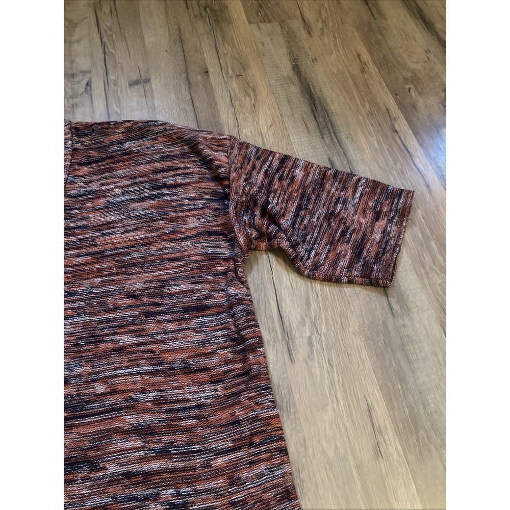 Pure Jill Campari Marled Knit Pullover Sweater Cotton Blend Size Small - Picture 3 of 7